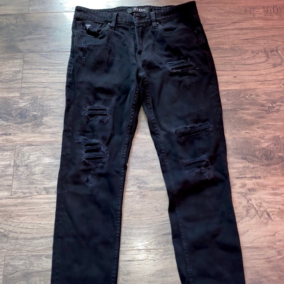 Guess Other - Black Slim Tapered Guess Jeans.